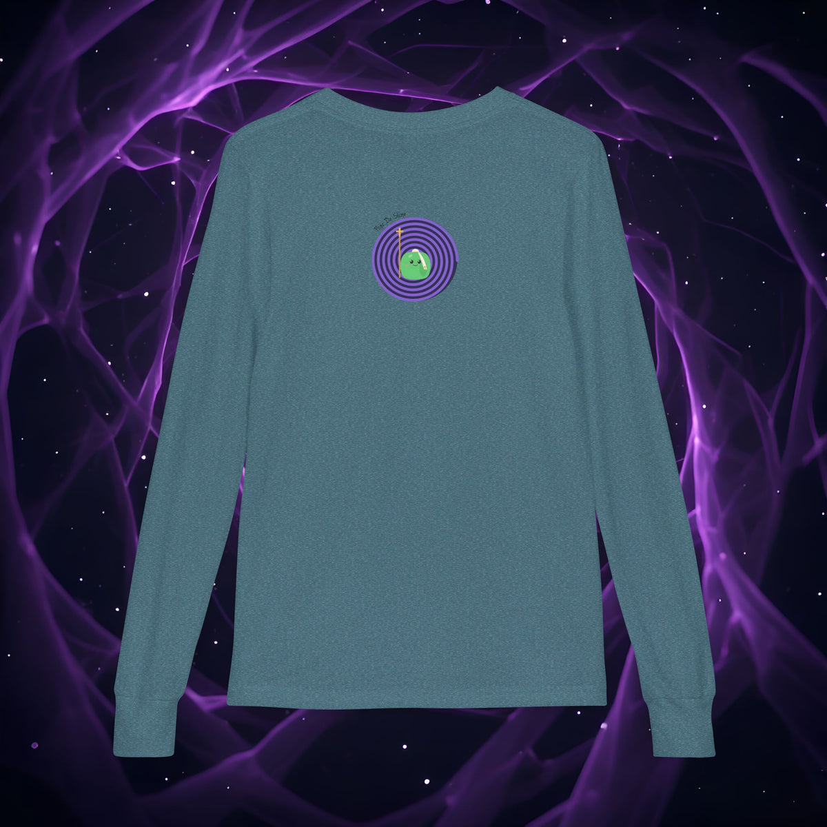Heather Deep Teal — Back
